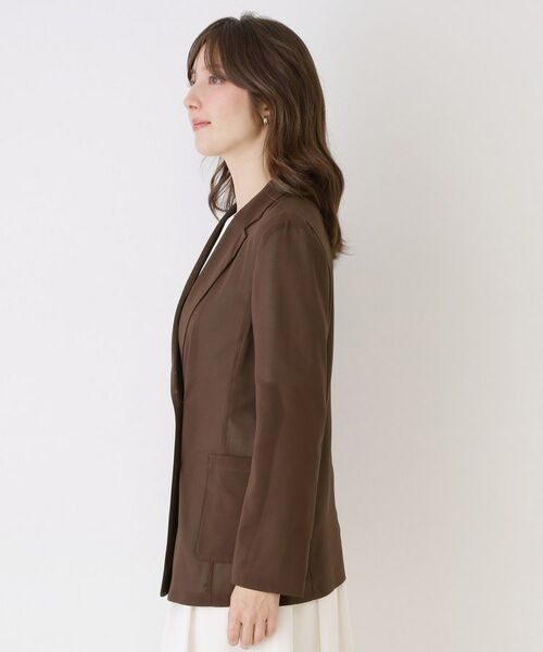 COUP DE CHANCE / クードシャンス テーラードジャケット | 【手洗い可／日本製／裏無し】シアージャケット | 詳細14