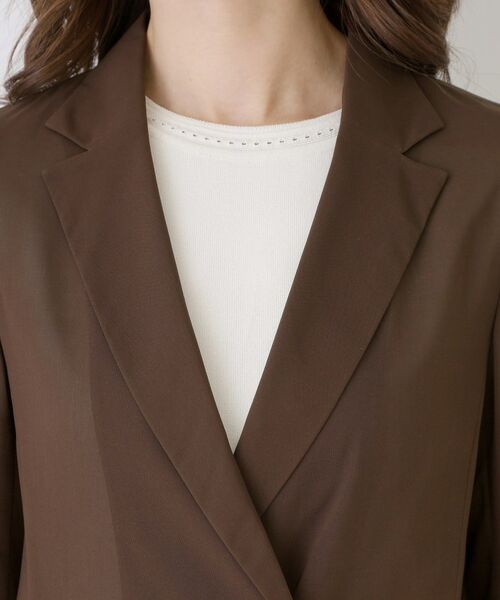 COUP DE CHANCE / クードシャンス テーラードジャケット | 【手洗い可／日本製／裏無し】シアージャケット | 詳細16