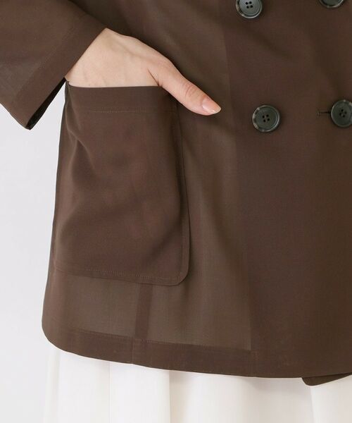 COUP DE CHANCE / クードシャンス テーラードジャケット | 【手洗い可／日本製／裏無し】シアージャケット | 詳細18