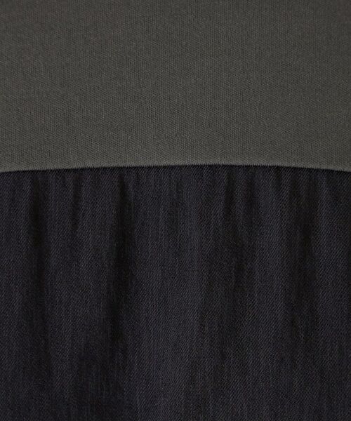 COUP DE CHANCE / クードシャンス ロング・マキシ丈ワンピース | 【手洗い可／裏地なし／ウエストゴム】異素材ドッキングワンピース | 詳細8