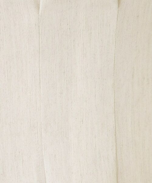 COUP DE CHANCE / クードシャンス ロング・マキシ丈ワンピース | 【手洗い可／日本製】麻混タック入りフレアワンピース | 詳細8