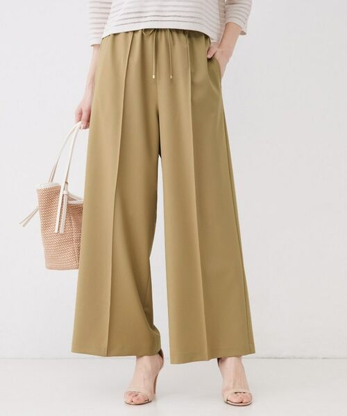 COUP DE CHANCE / クードシャンス パンツ | 【手洗い可】きれいめイージーパンツ（ベージュ(052)）