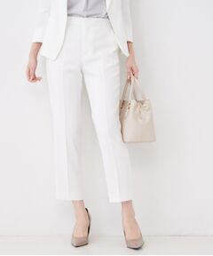 COUP DE CHANCE / クードシャンス パンツ | 【手洗い可／日本製／セットアップ可】麻調合繊テーパードパンツ