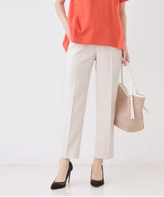 COUP DE CHANCE / クードシャンス パンツ | 【手洗い可／日本製／セットアップ可】麻調合繊テーパードパンツ