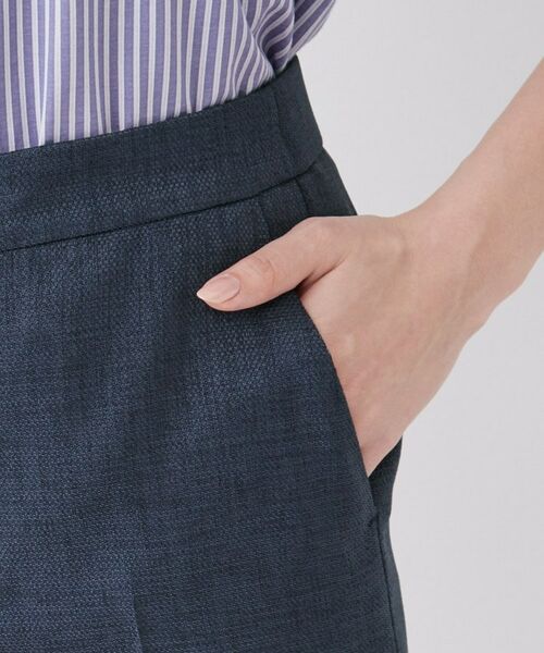 COUP DE CHANCE / クードシャンス パンツ | 【手洗い可／日本製／セットアップ可】麻調合繊テーパードパンツ | 詳細17