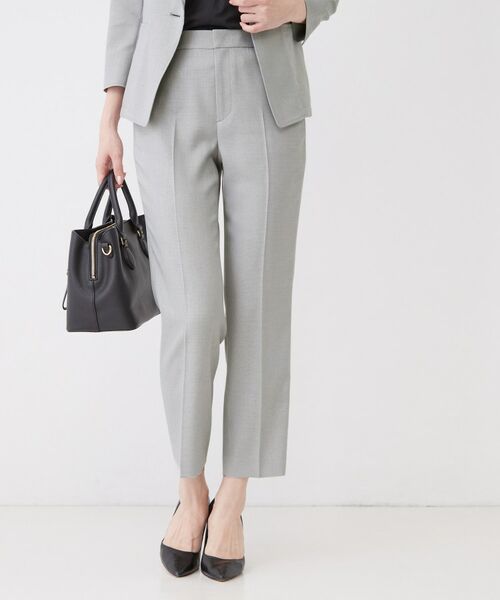 COUP DE CHANCE / クードシャンス パンツ | 【手洗い可／日本製／セットアップ可】麻調合繊テーパードパンツ | 詳細5