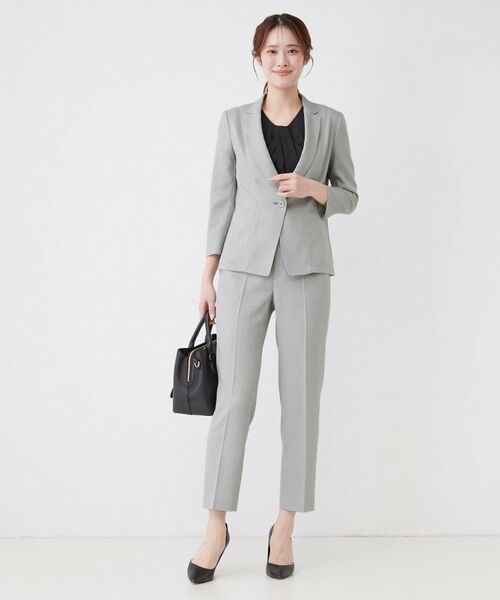 COUP DE CHANCE / クードシャンス パンツ | 【手洗い可／日本製／セットアップ可】麻調合繊テーパードパンツ | 詳細6