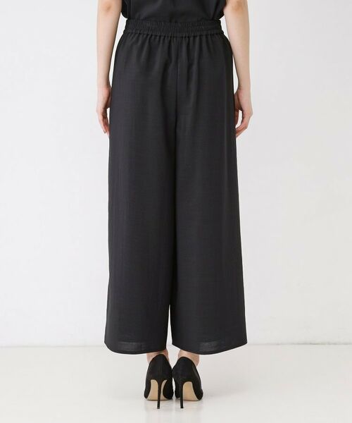 COUP DE CHANCE / クードシャンス パンツ | 【手洗い可／ウエストゴム／セットアップ可】麻調ワイドパンツ | 詳細18