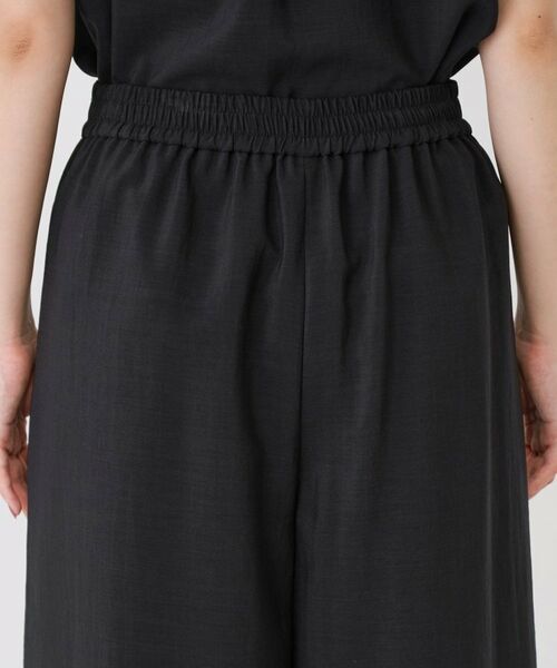 COUP DE CHANCE / クードシャンス パンツ | 【手洗い可／ウエストゴム／セットアップ可】麻調ワイドパンツ | 詳細20