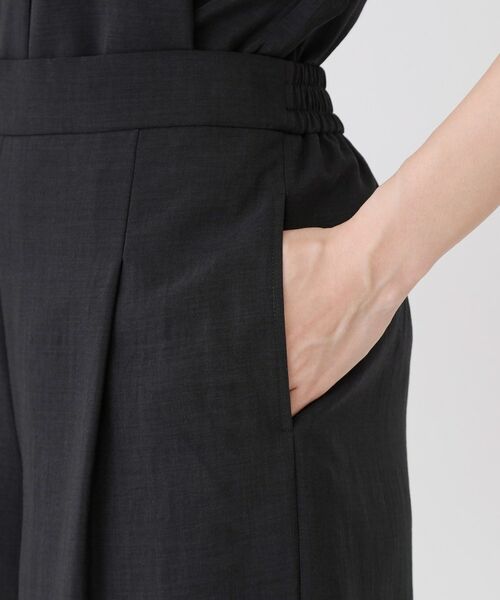 COUP DE CHANCE / クードシャンス パンツ | 【手洗い可／ウエストゴム／セットアップ可】麻調ワイドパンツ | 詳細21