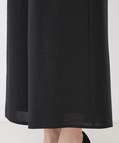 COUP DE CHANCE / クードシャンス パンツ | 【手洗い可／ウエストゴム／セットアップ可】麻調ワイドパンツ | 詳細22