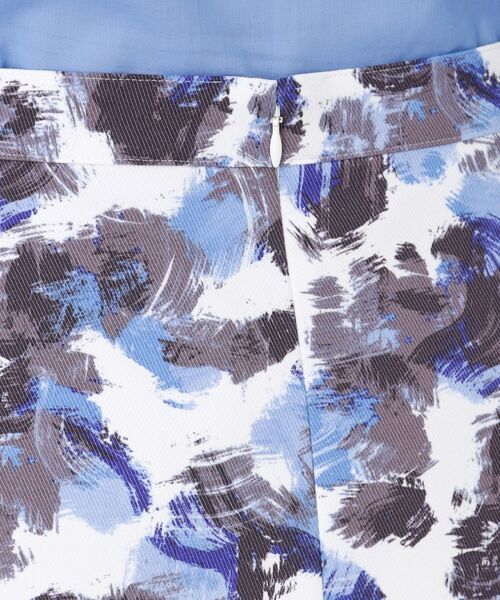 COUP DE CHANCE / クードシャンス ミニ・ひざ丈スカート | 【手洗い可／日本製】アート風花柄タイトスカート | 詳細13