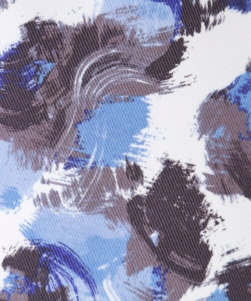 COUP DE CHANCE / クードシャンス ミニ・ひざ丈スカート | 【手洗い可／日本製】アート風花柄タイトスカート | 詳細8