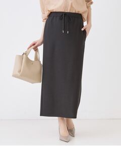 COUP DE CHANCE / クードシャンス ロング・マキシ丈スカート | 【手洗い可／日本製／ウエストゴム／ドライタッチ】ジャージ素材ナロースカート