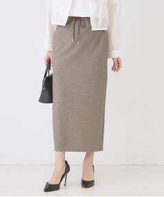 COUP DE CHANCE / クードシャンス ロング・マキシ丈スカート | 【手洗い可／日本製／ウエストゴム／ドライタッチ】ジャージ素材ナロースカート