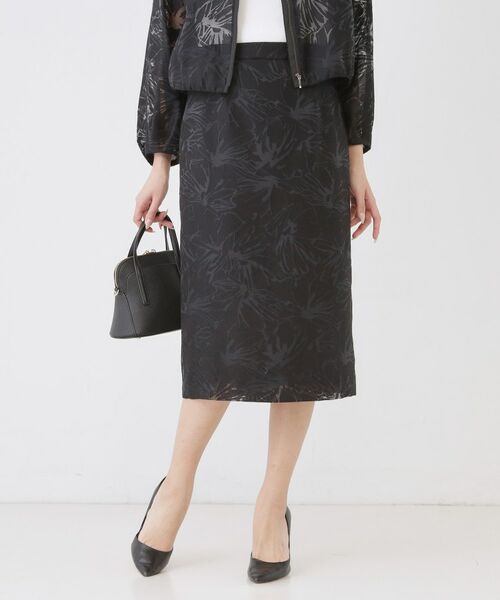 COUP DE CHANCE / クードシャンス スカート | 【手洗い可／日本製／セットアップ可】オパール加工タイトスカート | 詳細1