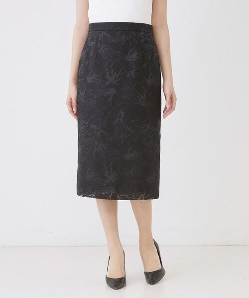 COUP DE CHANCE / クードシャンス スカート | 【手洗い可／日本製／セットアップ可】オパール加工タイトスカート | 詳細9