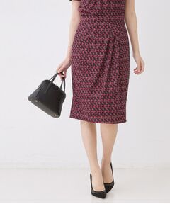 COUP DE CHANCE / クードシャンス スカート | 【手洗い可／日本製／セットアップ可】幾何柄タイトスカート