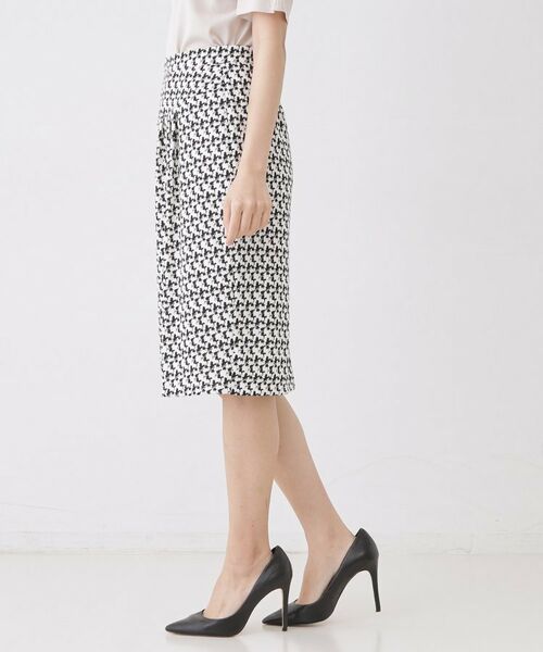 COUP DE CHANCE / クードシャンス スカート | 【手洗い可／日本製／セットアップ可】幾何柄タイトスカート | 詳細19