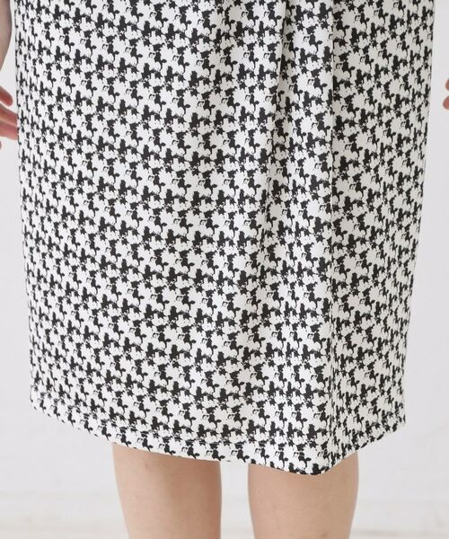 COUP DE CHANCE / クードシャンス スカート | 【手洗い可／日本製／セットアップ可】幾何柄タイトスカート | 詳細23