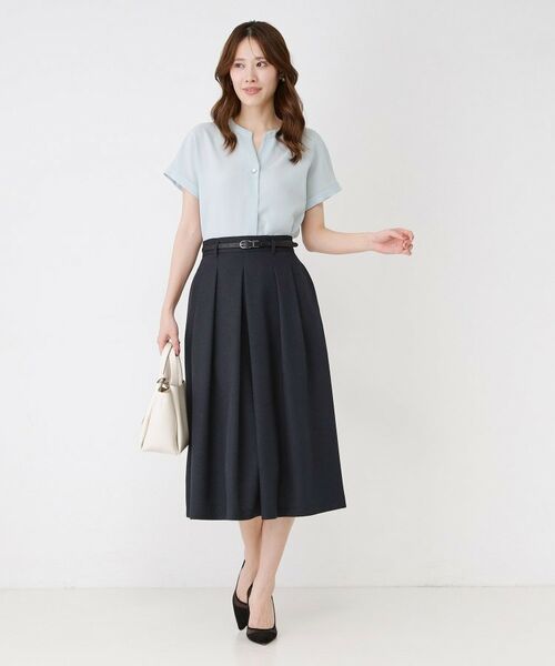 COUP DE CHANCE / クードシャンス スカート | 【手洗い可／日本製】タックフレアスカート | 詳細2