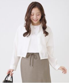 COUP DE CHANCE / クードシャンス シャツ・ブラウス | 【手洗い可】クロップドシャツ