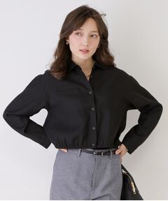 COUP DE CHANCE / クードシャンス シャツ・ブラウス | 【手洗い可】クロップドシャツ