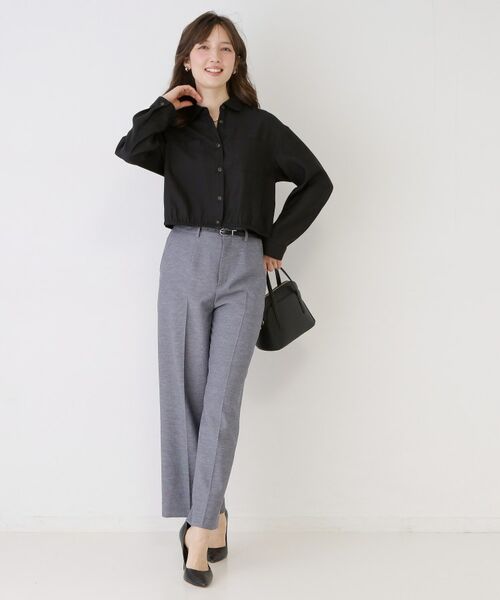 COUP DE CHANCE / クードシャンス シャツ・ブラウス | 【手洗い可】クロップドシャツ | 詳細11