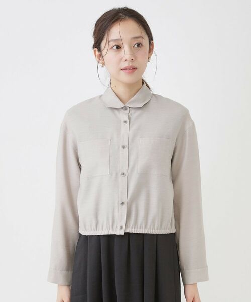 COUP DE CHANCE / クードシャンス シャツ・ブラウス | 【手洗い可】クロップドシャツ | 詳細13