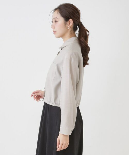 COUP DE CHANCE / クードシャンス シャツ・ブラウス | 【手洗い可】クロップドシャツ | 詳細14