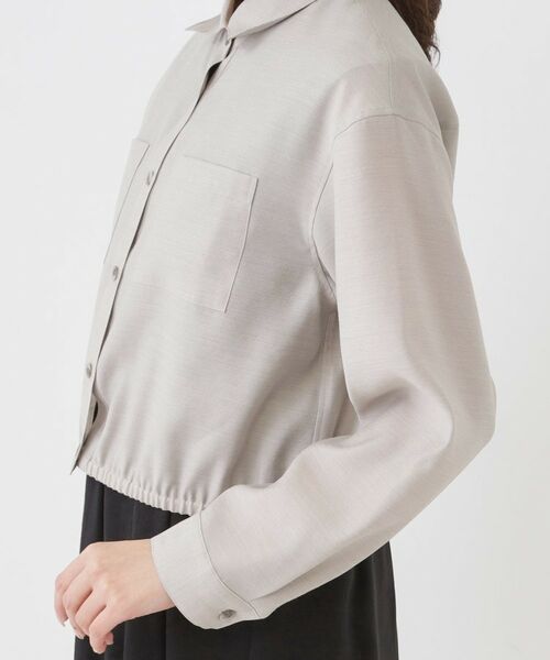 COUP DE CHANCE / クードシャンス シャツ・ブラウス | 【手洗い可】クロップドシャツ | 詳細17