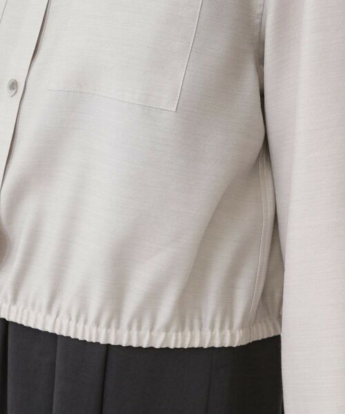 COUP DE CHANCE / クードシャンス シャツ・ブラウス | 【手洗い可/ショート丈】クロップドシャツ | 詳細21