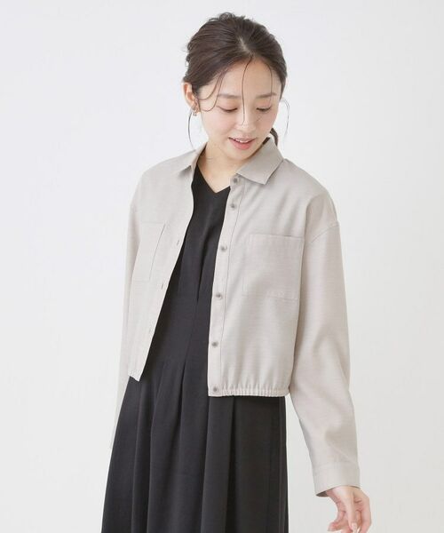 COUP DE CHANCE / クードシャンス シャツ・ブラウス | 【手洗い可】クロップドシャツ | 詳細5