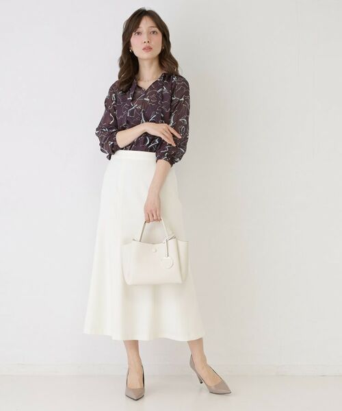 COUP DE CHANCE / クードシャンス シャツ・ブラウス | 【手洗い可】シアーローン花柄ブラウス | 詳細10