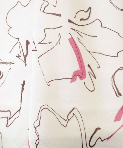 COUP DE CHANCE / クードシャンス シャツ・ブラウス | 【手洗い可】シアーローン花柄ブラウス | 詳細4