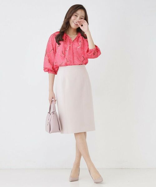 COUP DE CHANCE / クードシャンス シャツ・ブラウス | 【手洗い可】シアーローン花柄ブラウス | 詳細5