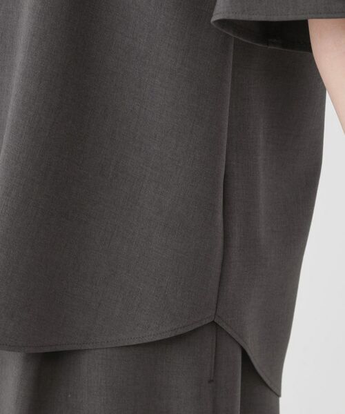 COUP DE CHANCE / クードシャンス シャツ・ブラウス | 【手洗い可／日本製／セットアップ可／清涼感】キーネックブラウス | 詳細18