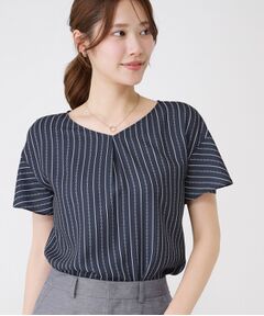 COUP DE CHANCE / クードシャンス シャツ・ブラウス | 【手洗い可／日本製／一枚着／ジャケットイン】チェーン柄ブラウス