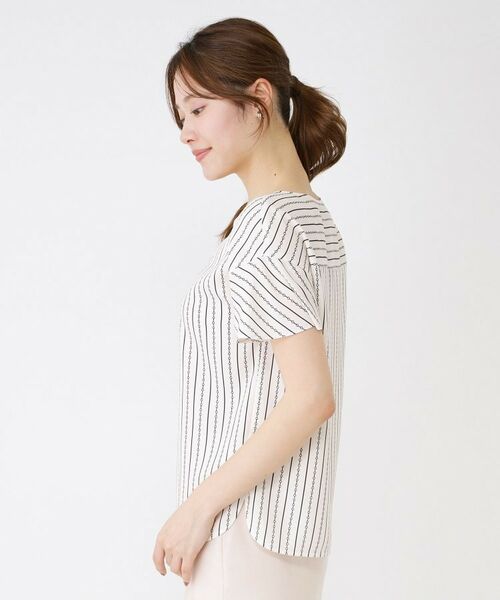 COUP DE CHANCE / クードシャンス シャツ・ブラウス | 【手洗い可／日本製／一枚着／ジャケットイン】チェーン柄ブラウス | 詳細14