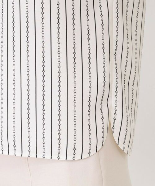 COUP DE CHANCE / クードシャンス シャツ・ブラウス | 【手洗い可／日本製／一枚着／ジャケットイン】チェーン柄ブラウス | 詳細18