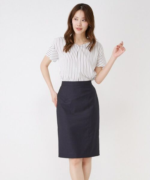 COUP DE CHANCE / クードシャンス シャツ・ブラウス | 【手洗い可／日本製／一枚着／ジャケットイン】チェーン柄ブラウス | 詳細3