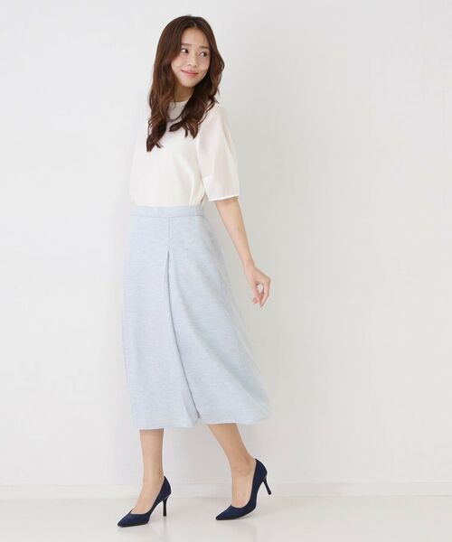 COUP DE CHANCE / クードシャンス シャツ・ブラウス | 【手洗い可／日本製／袖シアー感】異素材ドッキングブラウス | 詳細10