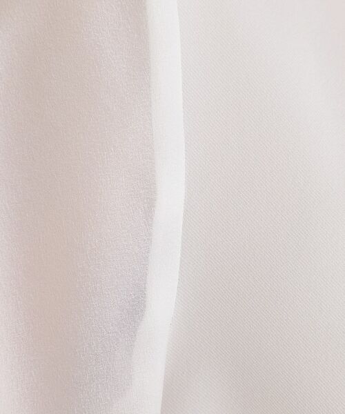 COUP DE CHANCE / クードシャンス シャツ・ブラウス | 【手洗い可／日本製／袖シアー感】異素材ドッキングブラウス | 詳細12