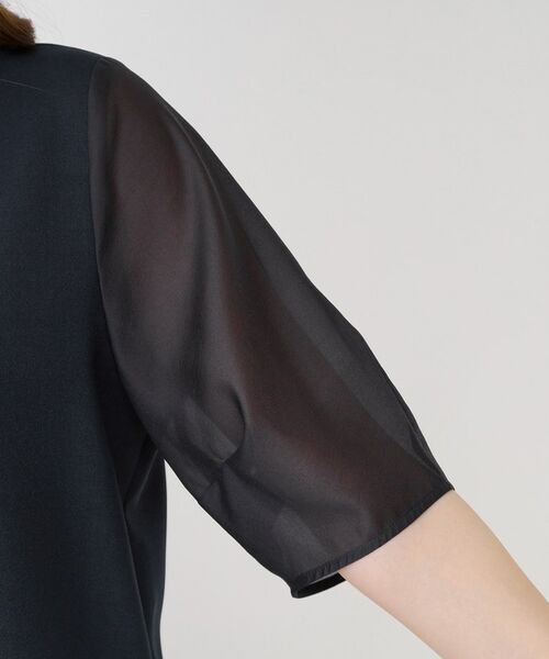 COUP DE CHANCE / クードシャンス シャツ・ブラウス | 【手洗い可／日本製】袖シアーパフスリーブ ブラウス | 詳細26