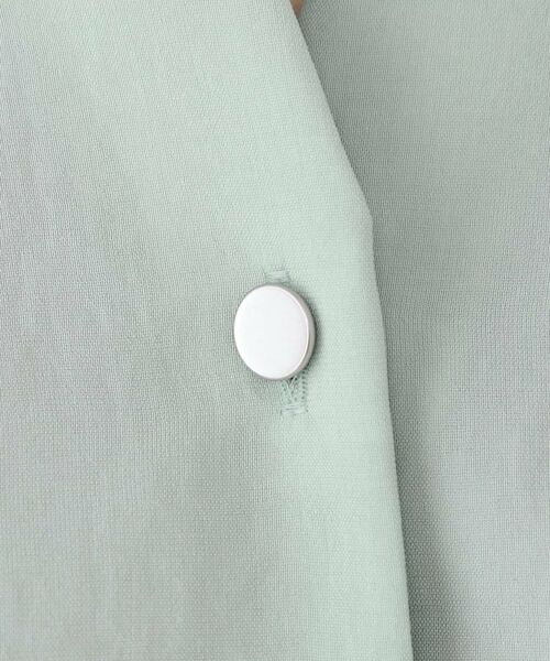 COUP DE CHANCE / クードシャンス シャツ・ブラウス | 【手洗い可／セットアップ可】麻調キーネックブラウス | 詳細14