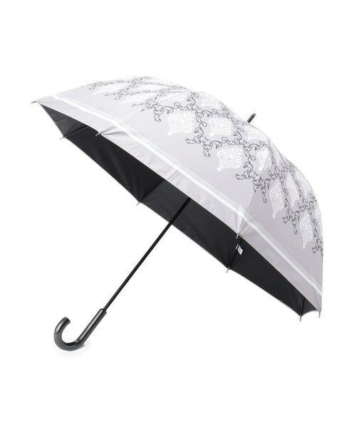 COUP DE CHANCE / クードシャンス 傘 | ダマスクショート（長傘）（ライトグレー(310)）