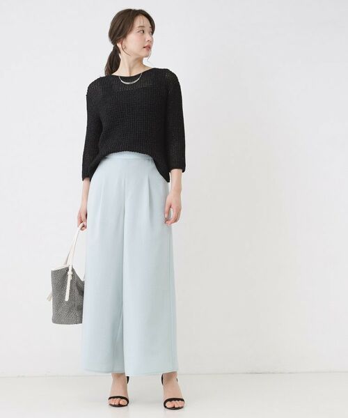 COUP DE CHANCE / クードシャンス ニット・セーター | 【手洗い可／和紙ペーパーヤーン】ニットトップス | 詳細5