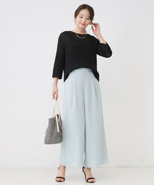 COUP DE CHANCE / クードシャンス ニット・セーター | 【手洗い可／和紙ペーパーヤーン】ニットトップス | 詳細6