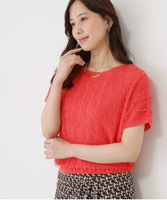 COUP DE CHANCE / クードシャンス ニット・セーター | 【手洗い可】フリンジニットトップス