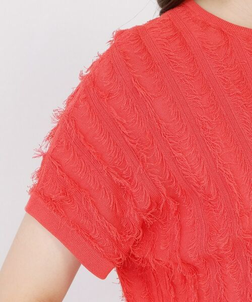 COUP DE CHANCE / クードシャンス ニット・セーター | 【手洗い可】フリンジニットトップス | 詳細17